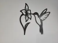 Décoration murale colibri — photo 3