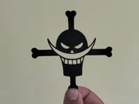 Logo mural Barbe Blanche (One Piece) — photo 2