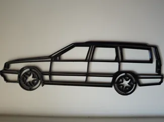 Volvo 850 Station Line Art