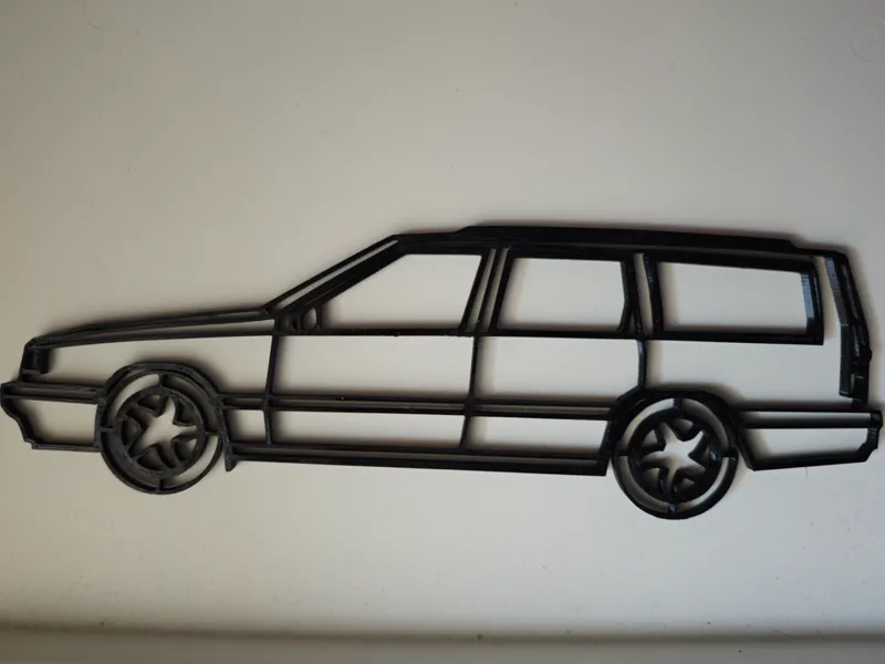 Volvo 850 Station Line Art
