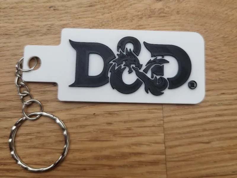 Dungeons and Dragons Keychain
