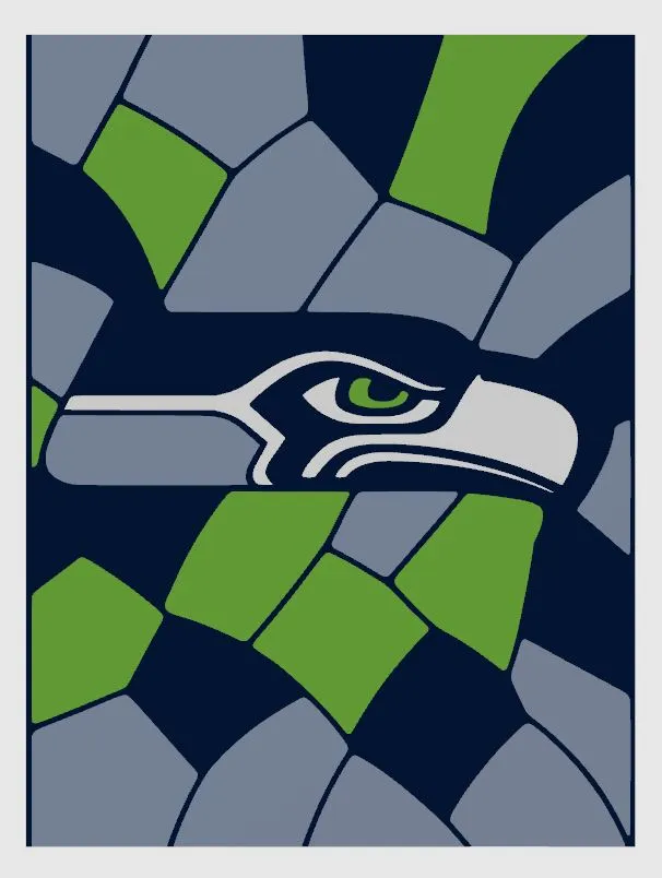 Seattle Seahawks light (swappable glass) - Free 3D Print Model - MakerWorld