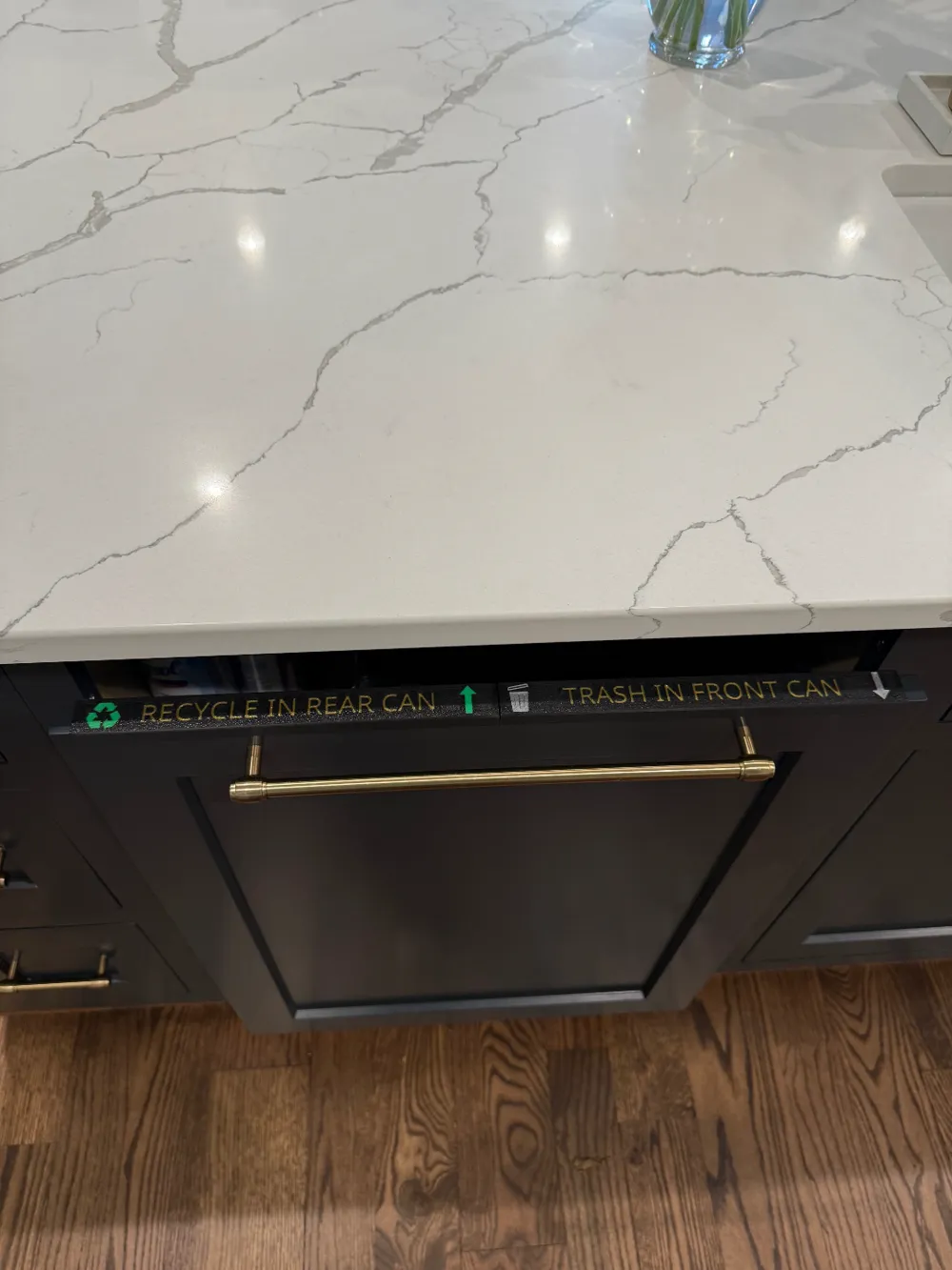 Trash and Recycle drawer/cabinet edge protector by JC in NC - MakerWorld
