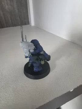 Modelo para impresión 3D: Space dwarf with blaster — vista de referencia 4