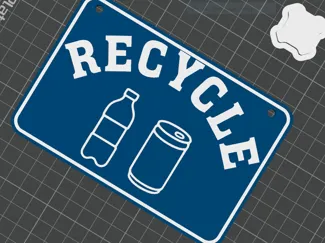 Recycle Cans/bottles Sign 