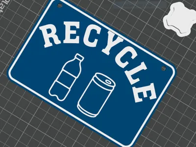 Recycle Cans/bottles Sign 