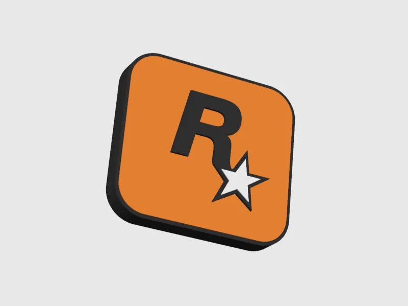 Rockstar Games 3D Icon Logo