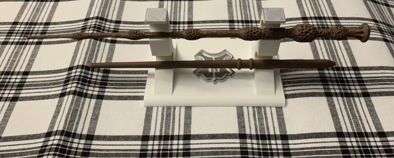 Remix Magic Wand Holder / Wand Display - Harry Potter Inspired - Holds Two Wands!