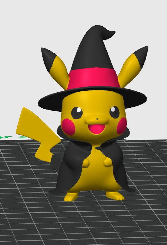 Printmon Witch Pikachu Printmon by Paddel_196 MakerWorld: Download Free 3D Models