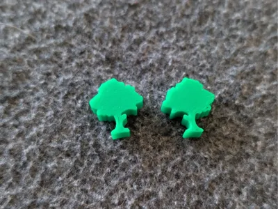 Great Western Trail- Tree Meeples (Wood Locations)