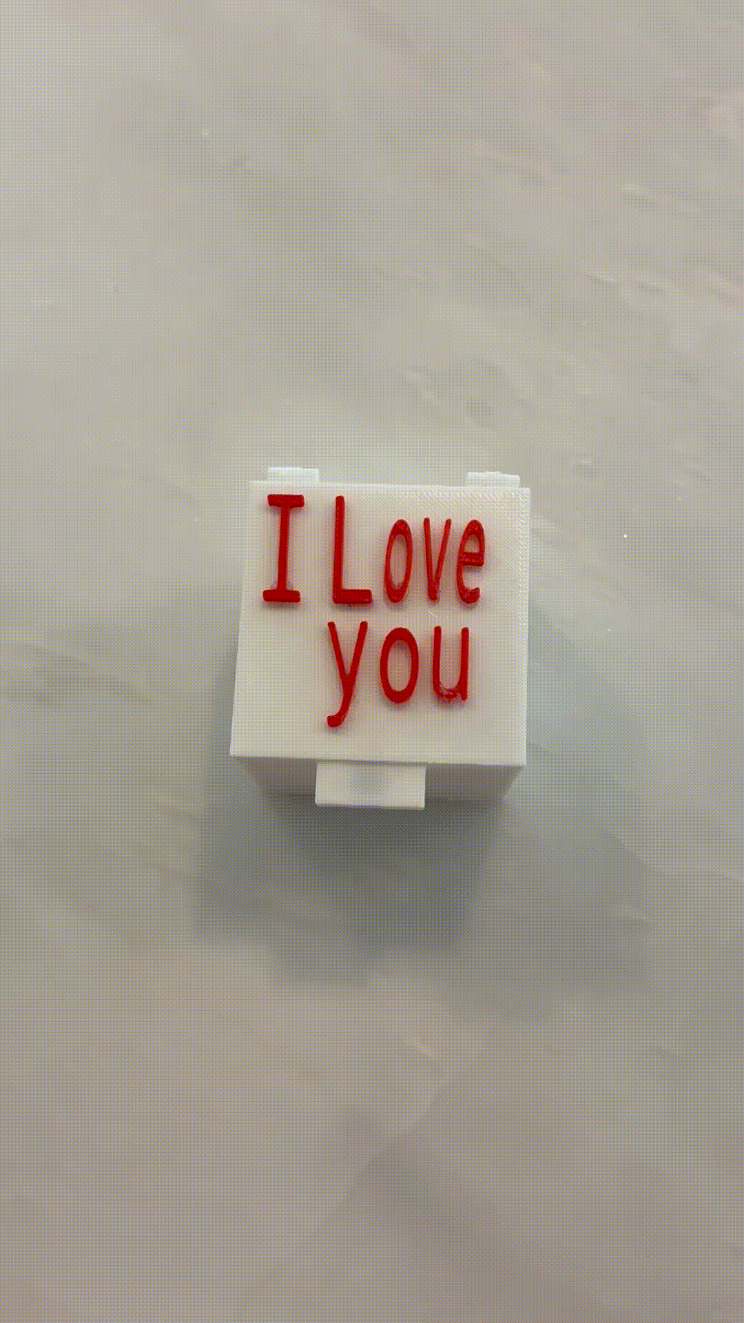 Cute pop up heart box