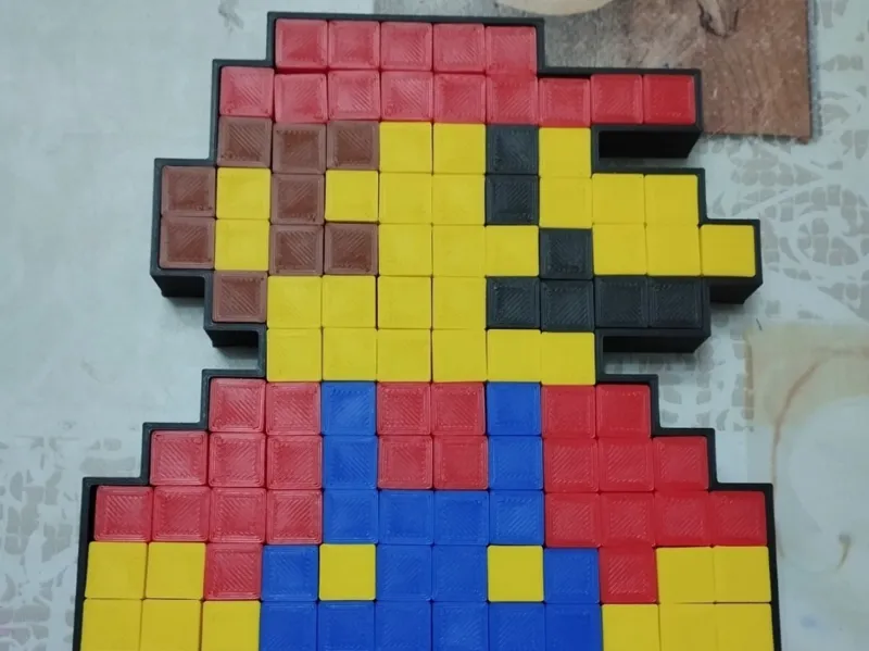 Super Mario Pixel Puzzle