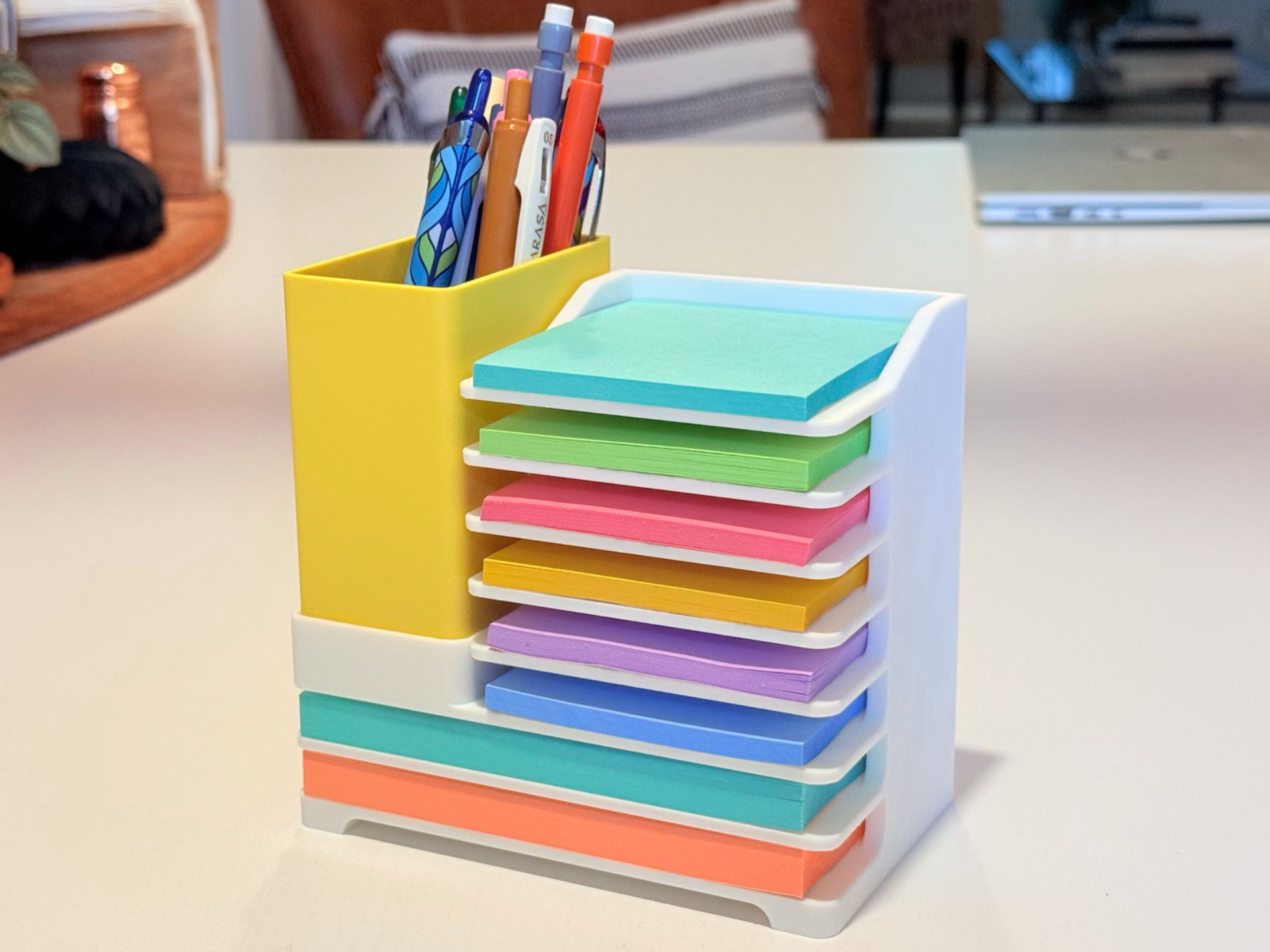 Sticky Note Tray & Pen Holder
