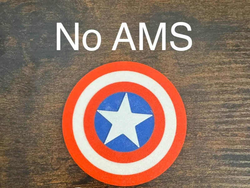 Captain America Coaster (No AMS)