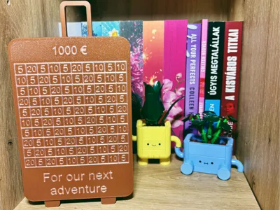 Adventure Savings Suitcase – 1000€ Money Challenge