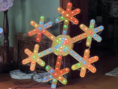 100 Pixel LED Snowflake