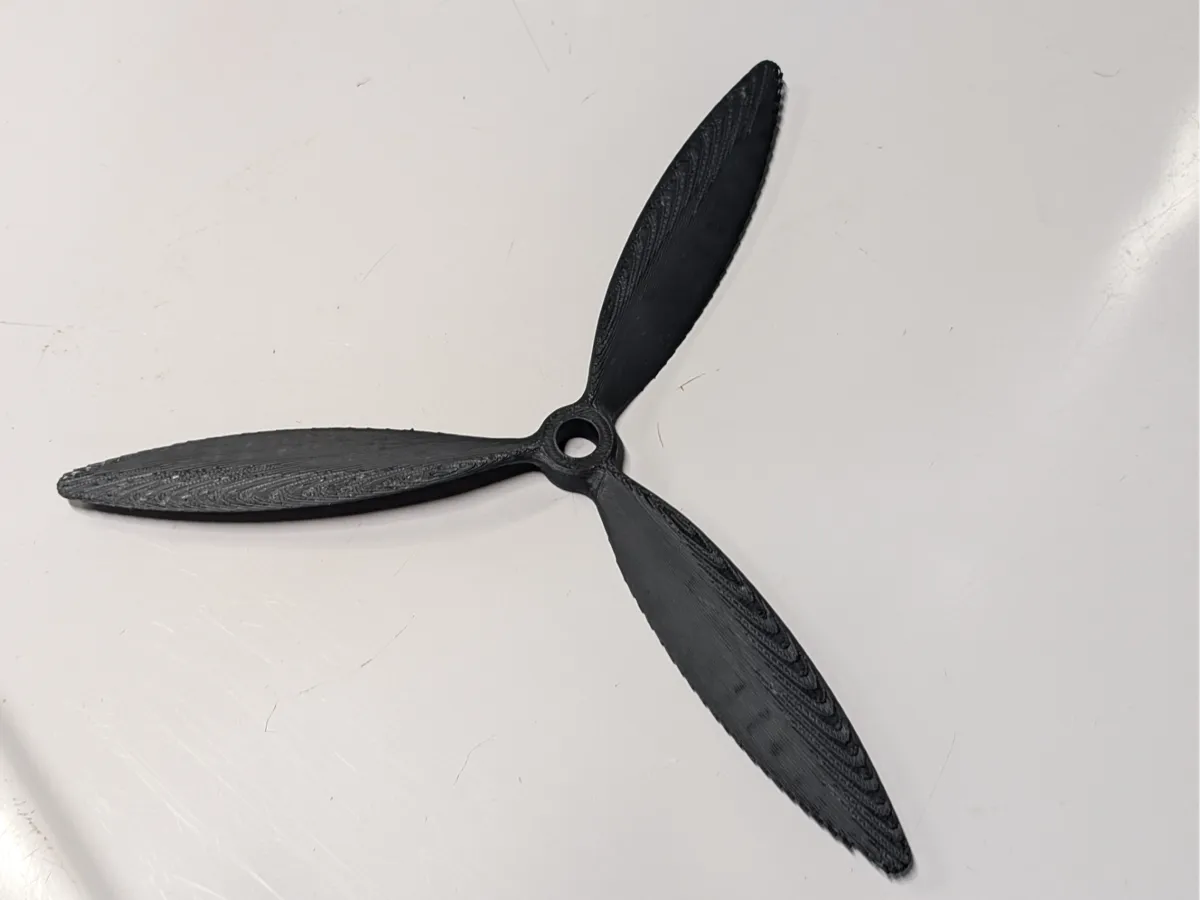 RC Tri-Blade Propeller 8 x 4 with 8.5mm Inner Diameter - Free 3D Print ...