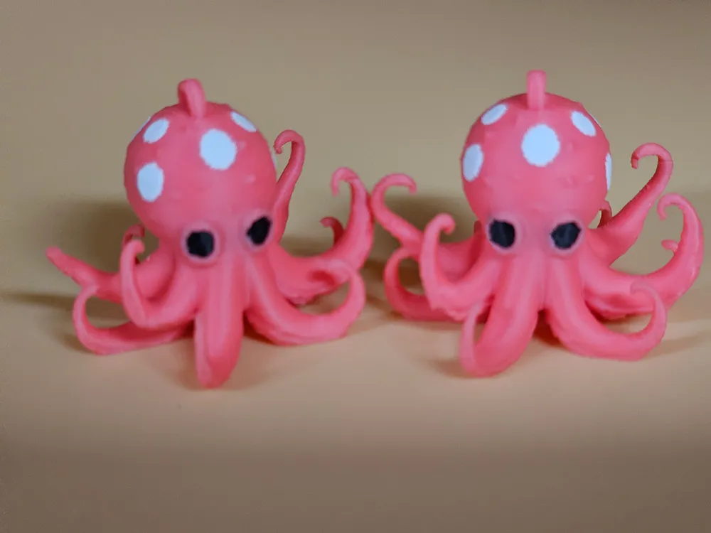 Octopus Earrings view 3