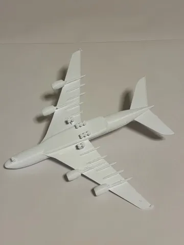 Modelo para impresión 3D: 1:400 scale Airbus A380 — vista de referencia 3