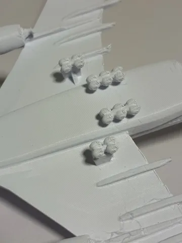 Modelo para impresión 3D: 1:400 scale Airbus A380 — vista de referencia 5