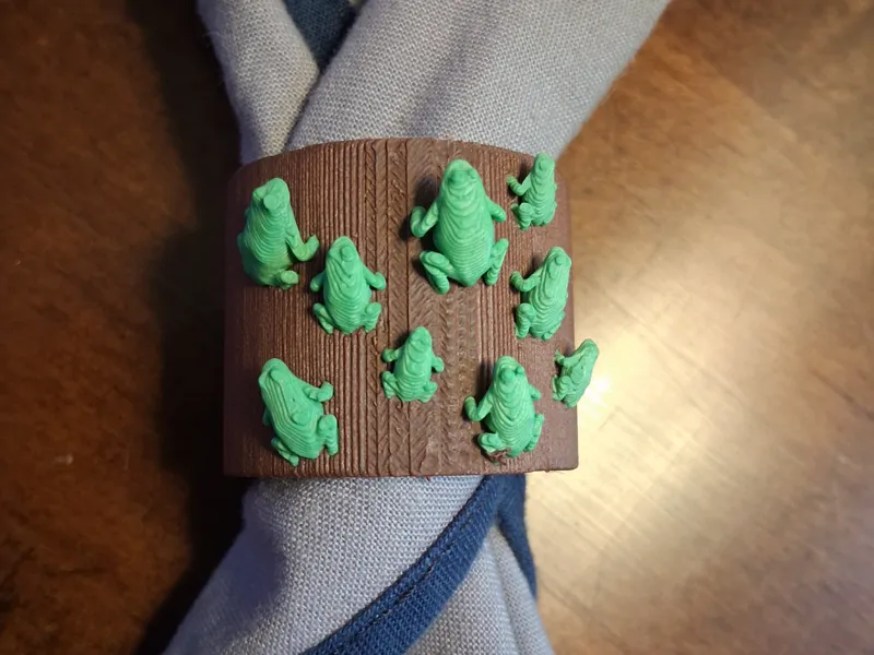 Frog Woggle Neckerchief Slide
