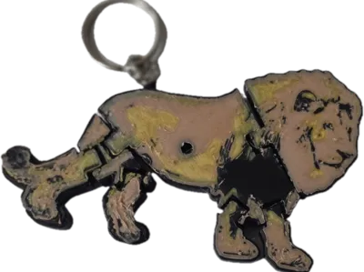 Lion keychain