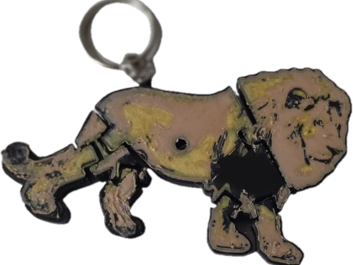 Lion keychain
