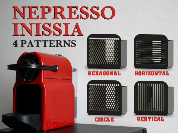 Range-capsules Nespresso Inissia — 4 motifs