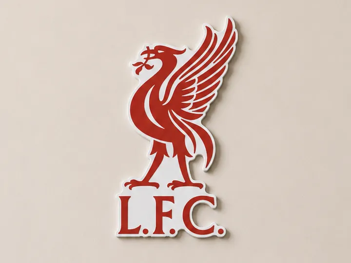 Liverpool — Multi-Color 3D Printed Plaque