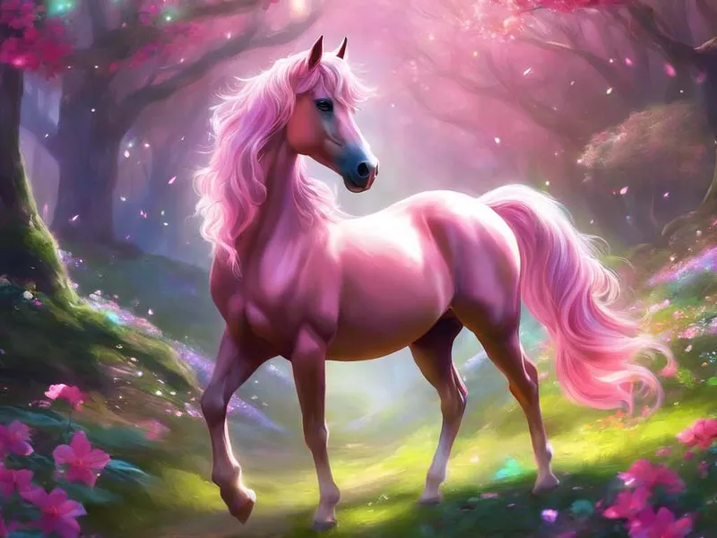 Pink Horse Lithophane