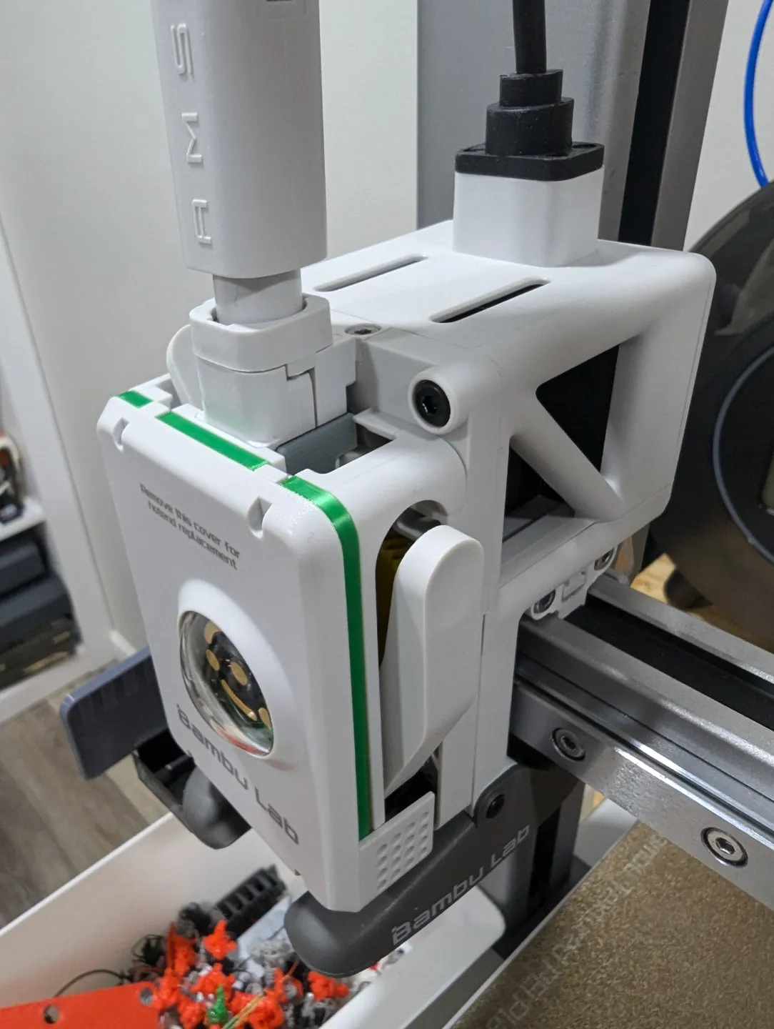 Magnetic Adapter for A1 Extruder Cover view 3