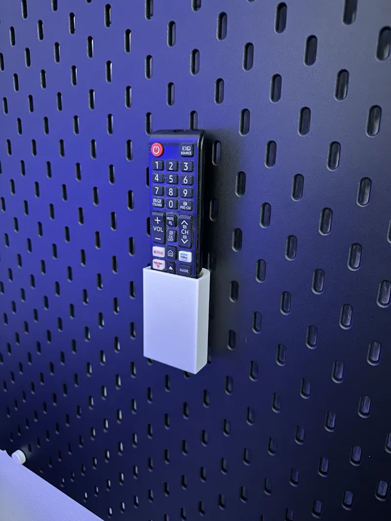Samsung tv remote holder for skadis