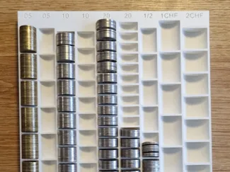 Swiss Franc Coin Holder (CHF)
