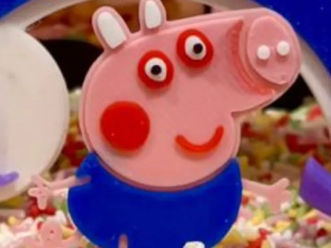 George Pig Cake Topper