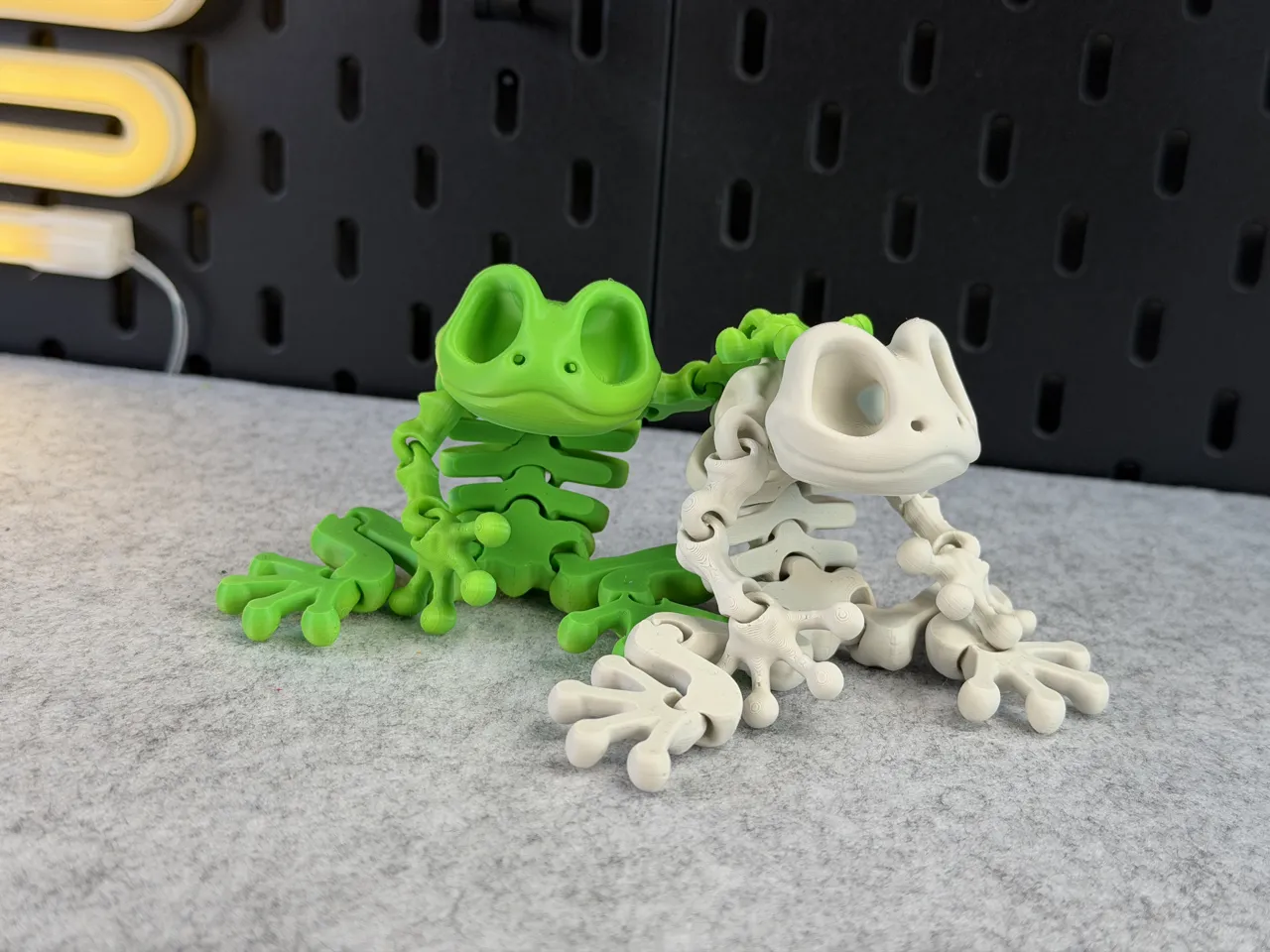 Articulated Skeleton Frog view 4
