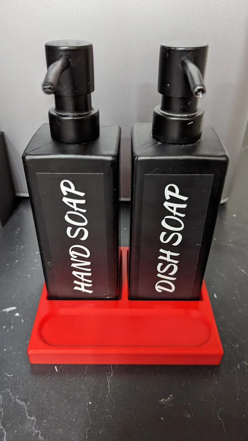 Soap dispenser drip tray