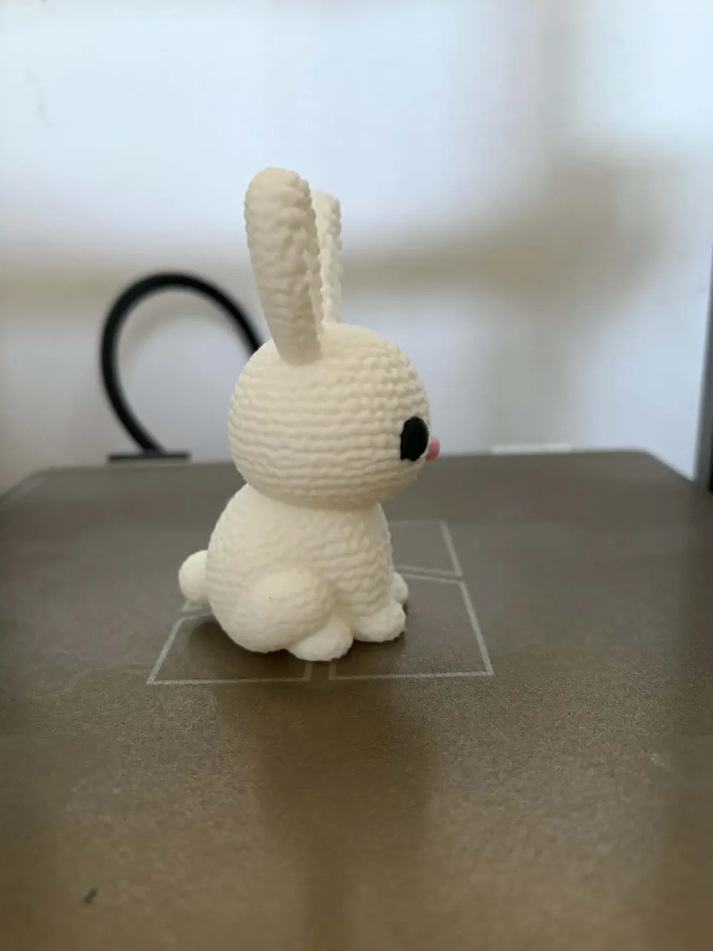 Cute Bunny Figurine – Crochet Style Rabbit - Free 3D Print Model ...