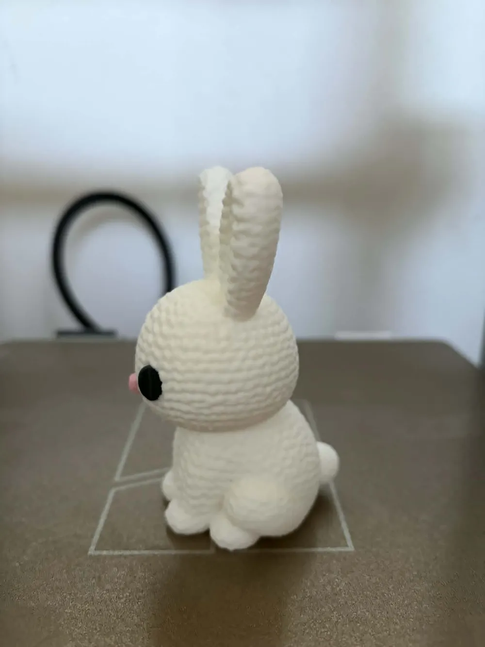 Cute Bunny Figurine – Crochet Style Rabbit - Free 3D Print Model ...
