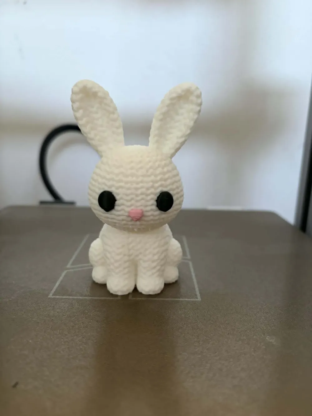 Cute Bunny Figurine – Crochet Style Rabbit - Free 3D Print Model ...