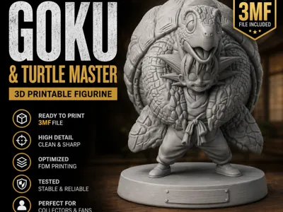 Goku & Turtle Master Figurine