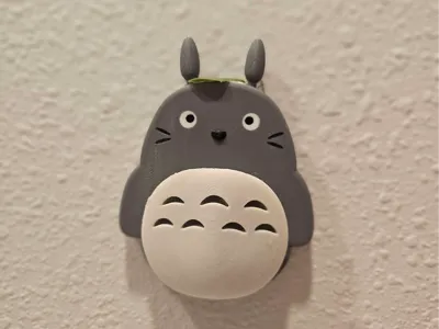 Totoro Towel Hook 2 Styles (No screw hole in back)