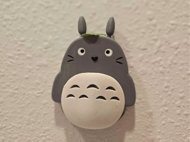 Totoro Towel Hook 2 Styles (No screw hole in back)