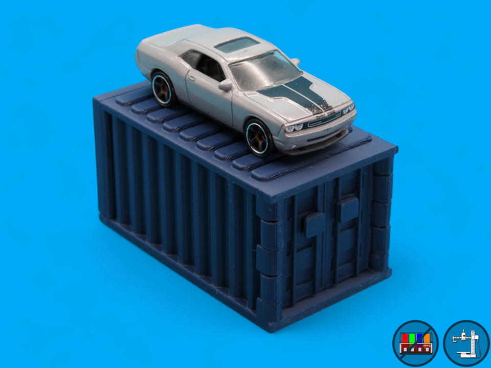 Car shipping container suitable for small cars