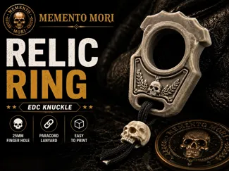 Memento Mori Relic Ring – EDC  Lanyard Ring