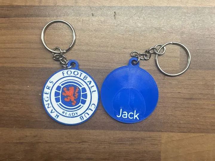 Rangers FC Personalised NFC tag(Custom Name)