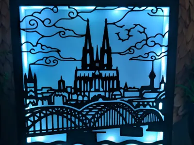 Cologne Skyline Cologne Cathedral - Modular Light Box