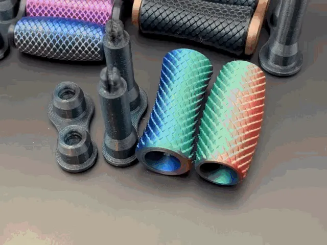 Dragon Scale Fidget Rollers (fully printed) view 2