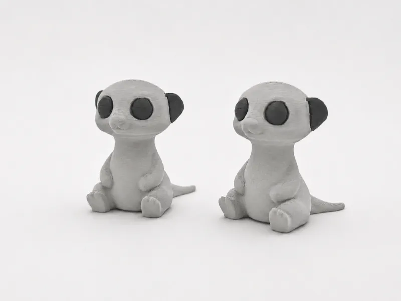 Cute Baby Meerkat Print in Place Mini 