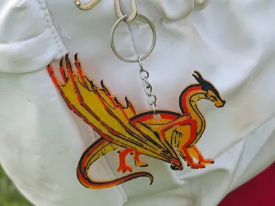 Skywing Keychain, Wings of Fire Dragon