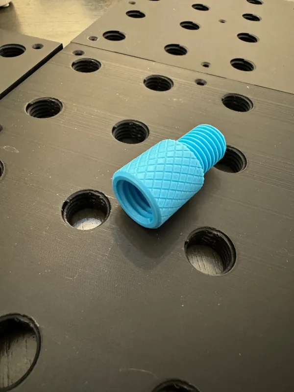 Cheville filetée 1 pouce pour panneau perforé fileté